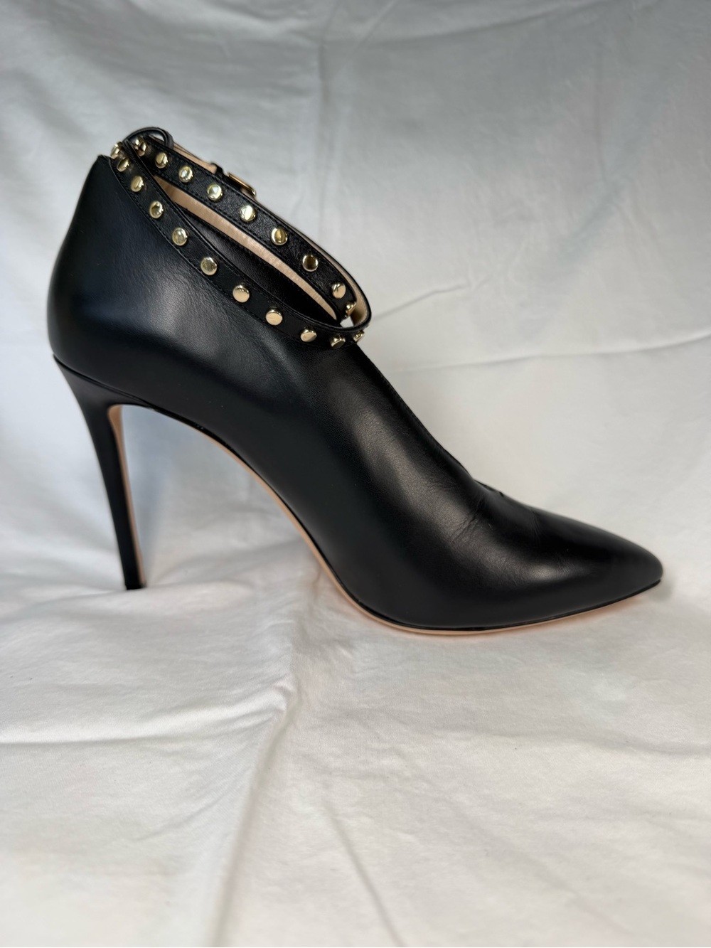 NEW in box Jimmy Choo Lark Booties black boots size 40.5 US Size 10 studs